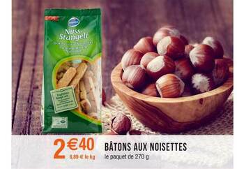 BĂątons Aux Noisettes