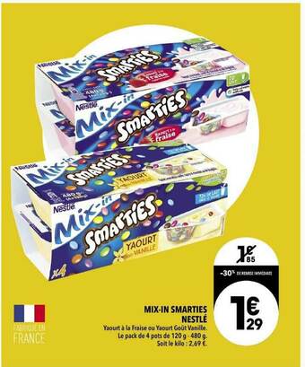 Supeco Mix-in Smarties Nestlé offre