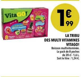 Supeco La Tribu Des Multi Vitamines Vitago ! offre