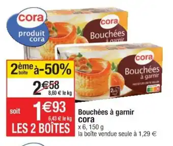 Bouchées à garnir Cora