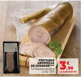 Super U Véritable andouille de guemené offre