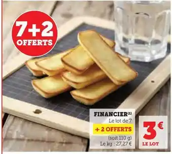 Super U Financier offre