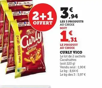 Super U Curly vico offre
