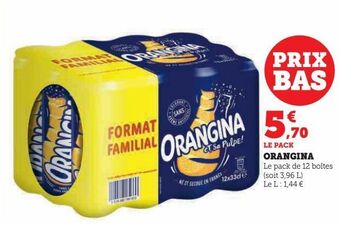 Super U Orangina offre