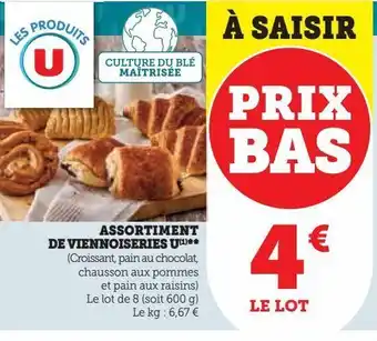 U Express Assortiment de viennoiseries u offre