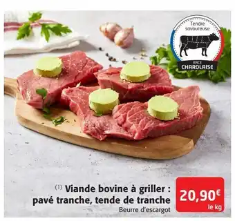 Colruyt Viande bovine à griller pavé tranche tende de tranche offre