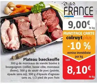 Colruyt Plateau baeckeoffe offre