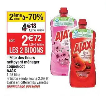 Fête des fleurs nettoyant ménager