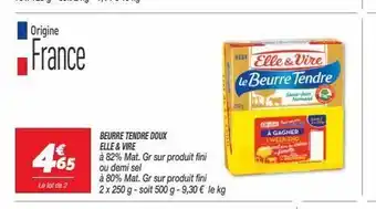 Netto Beurre tendre doux elle & vire offre