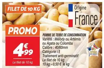 Netto Pommes de terre de consommation offre