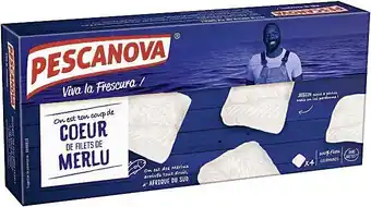 Coeur de filets de Merlu Blanc surgelé Pescanova