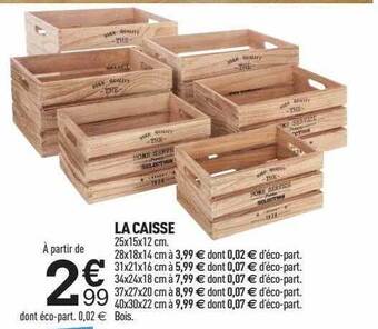 Centrakor La caisse offre