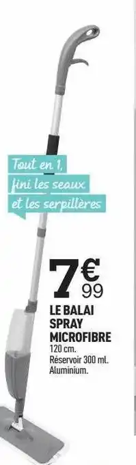 Le balai spray microfibre