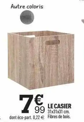 Le casier 31x31x31cm