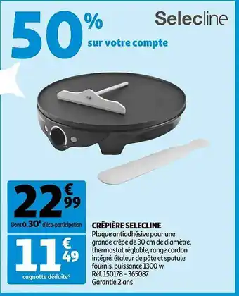 Crêpière selecline