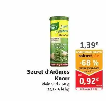 Colruyt Secret d'arômes knorr offre