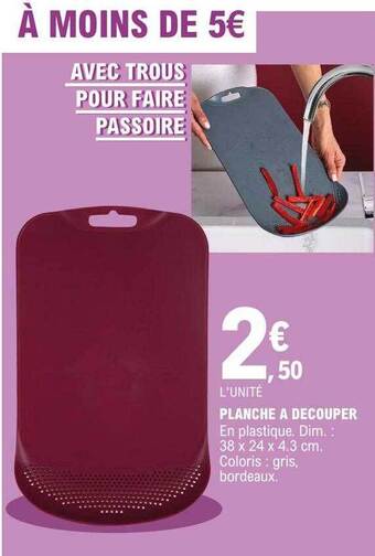 E.Leclerc Planche à découper offre