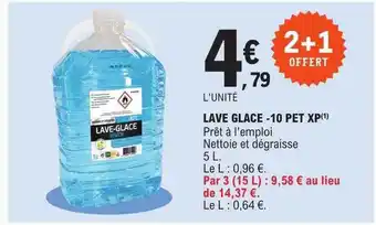 E.Leclerc Lave glace -10 pet xp offre