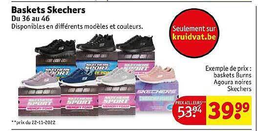 Promo Baskets skechers chez Kruidvat