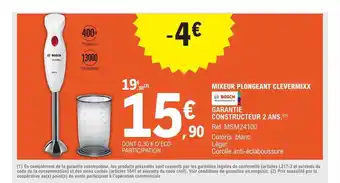 Mixeur plongeant clevermixx bosch