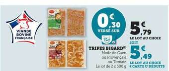 Super U Tripes bigard offre