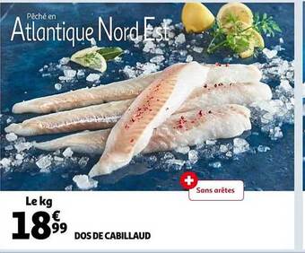 Auchan Dos de cabillaud offre