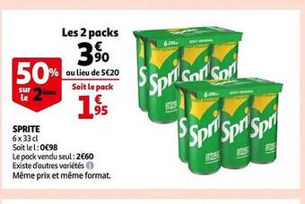 Auchan Sprite offre