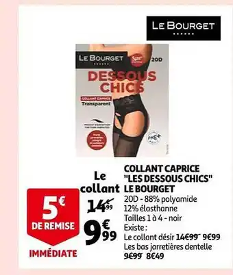 Auchan Collant caprice offre