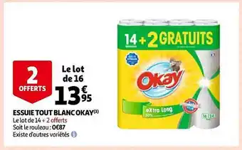 Auchan Essuie tout blanc okay offre
