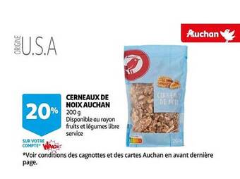 Auchan Cerneaux de noix auchan offre