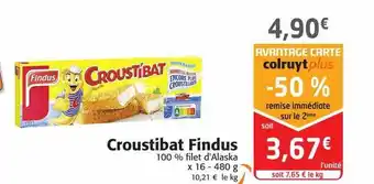 Colruyt Croustibat findus offre