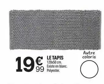 Centrakor Le tapis offre