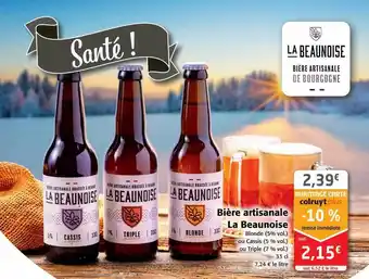 Colruyt Bière artisanale le beaunoise offre