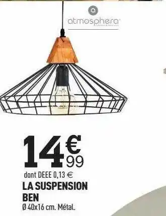 Centrakor La suspension ben offre