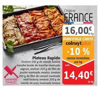 Colruyt Plateau rapido offre