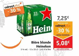 Colruyt Bière blonde heineken offre
