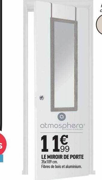 Centrakor Le miroir de porte offre