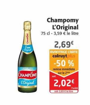 Colruyt Champomy l'original offre