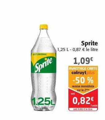 Colruyt Sprite offre