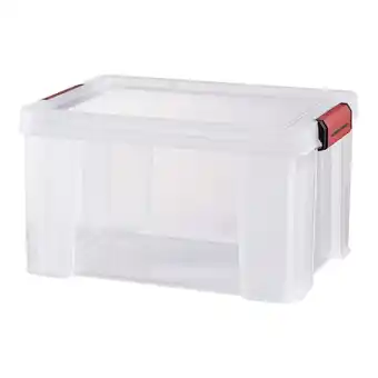 Carrefour Sundis bac de rangement clip & store 17l transparent sundis offre