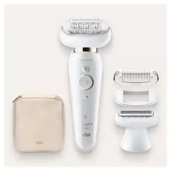 Carrefour Braun epilateur électrique  silk épil 9 flex - ses 9002 3d - blanc braun offre