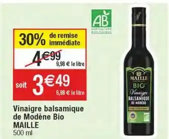 Vinaigre balsamique maille