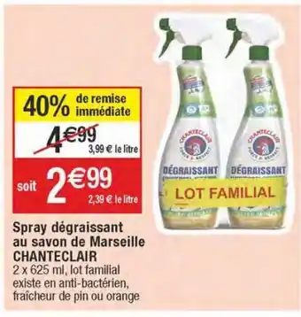 Migros Spray dégraissant chanteclair offre