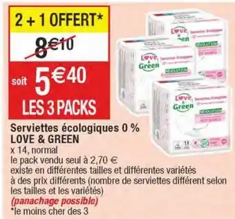 Migros Serviettes offre