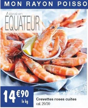 Crevettes cuites