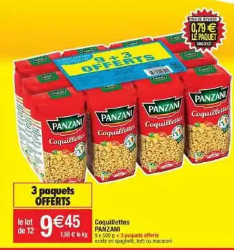 Cora x Carrefour Pâté panzani offre