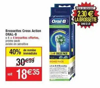 Cora x Carrefour Brosse à dents oral-b offre