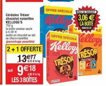 Cora x Carrefour Céréales kellogg's offre