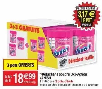 Cora x Carrefour Détachant vanish offre