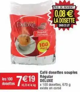Cora x Carrefour Café deluxe offre